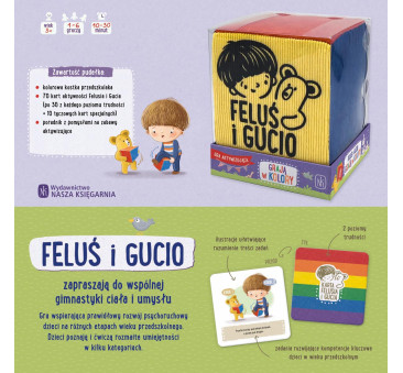 Feluś i Gucio grają w kolory - Rodzinna Gra Edukacyjna - Nasza Księgarnia