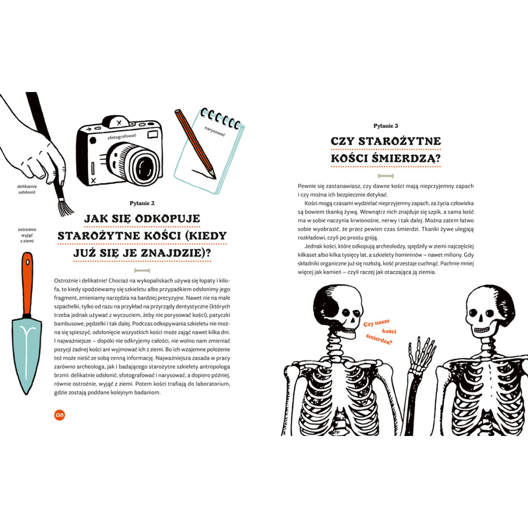 Tajemnice szkieletów - O czym klekoczą kości? - Marta Guzowska, Wiesław Więckowski - Nasza Księgarnia