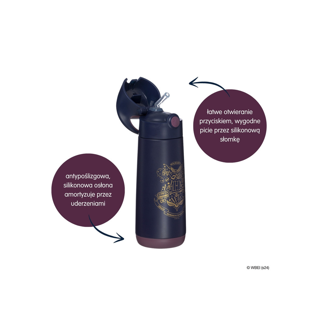 Harry Potter by b.box - Butelka termiczna z ustnikiem sportowym 500 ml - B.Box
