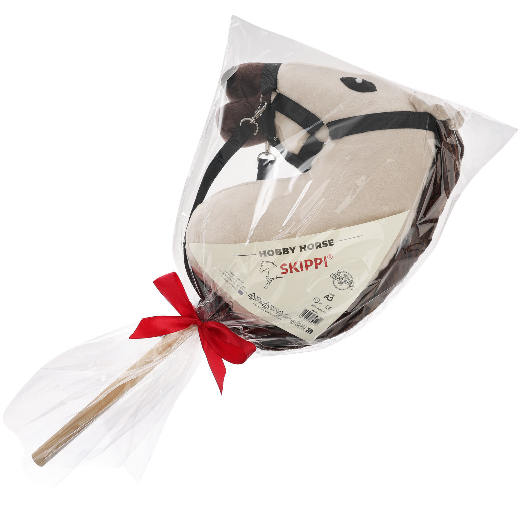 Biszkoptowy A3 - Polski Hobby Horse - Koń na Kiju - Konik na Patyku - Skippi