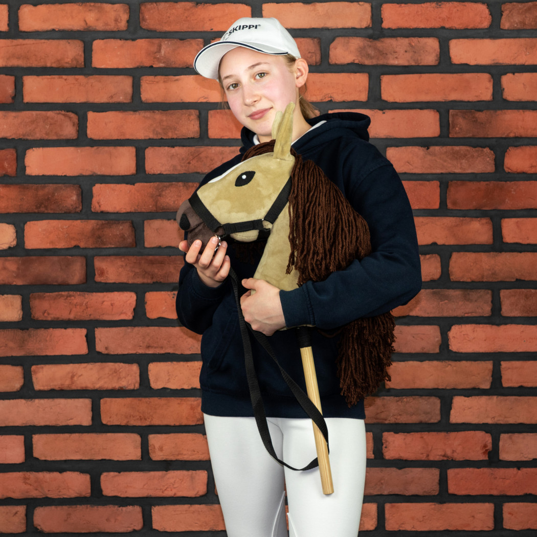 Karmelowy A3 - Polski Hobby Horse - Koń na Kiju - Konik na Patyku - Skippi