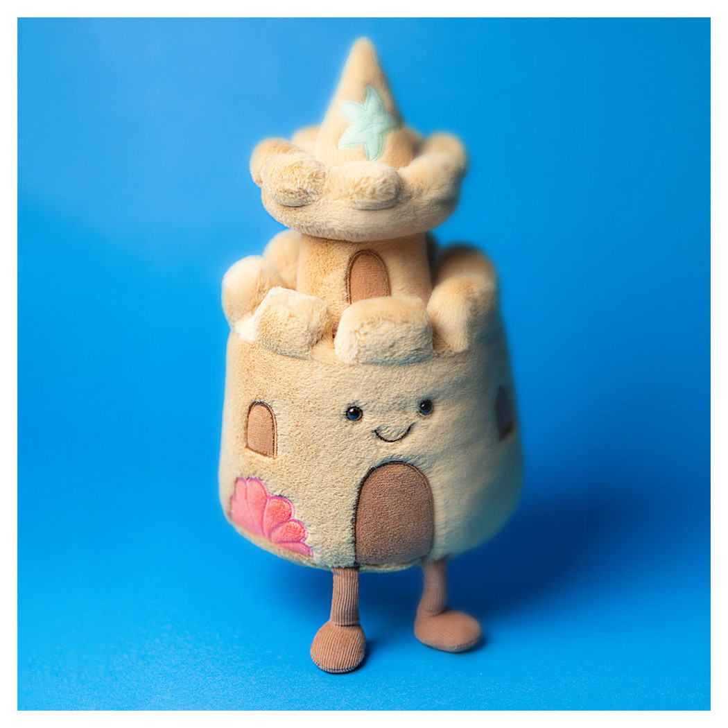 Zabawny Zamek z Piasku 30 cm - Maskotka Przytulanka - JellyCat