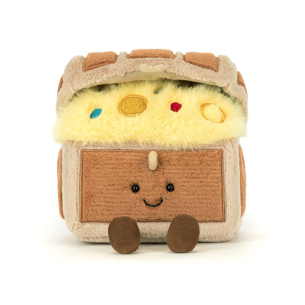 Zabawna Skrzynia Skarbów 19 cm - Maskotka Przytulanka - JellyCat