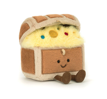 Zabawna Skrzynia Skarbów 19 cm - Maskotka Przytulanka - JellyCat