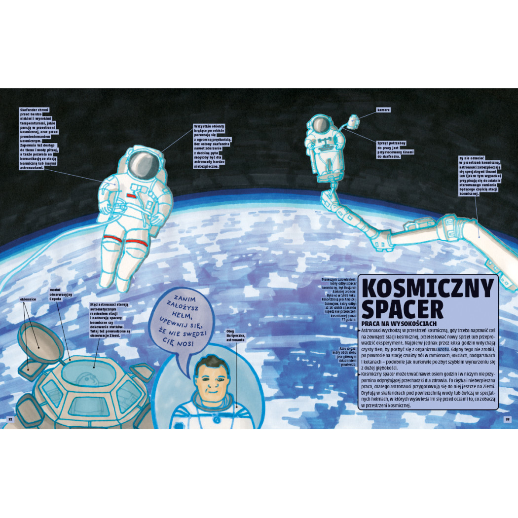 Tu Jesteśmy - Kosmiczne Wyprawy, Wizje i Eksperymenty - Aleksandra i Daniel Mizielińscy - Wydawnictwo Dwie Siostry