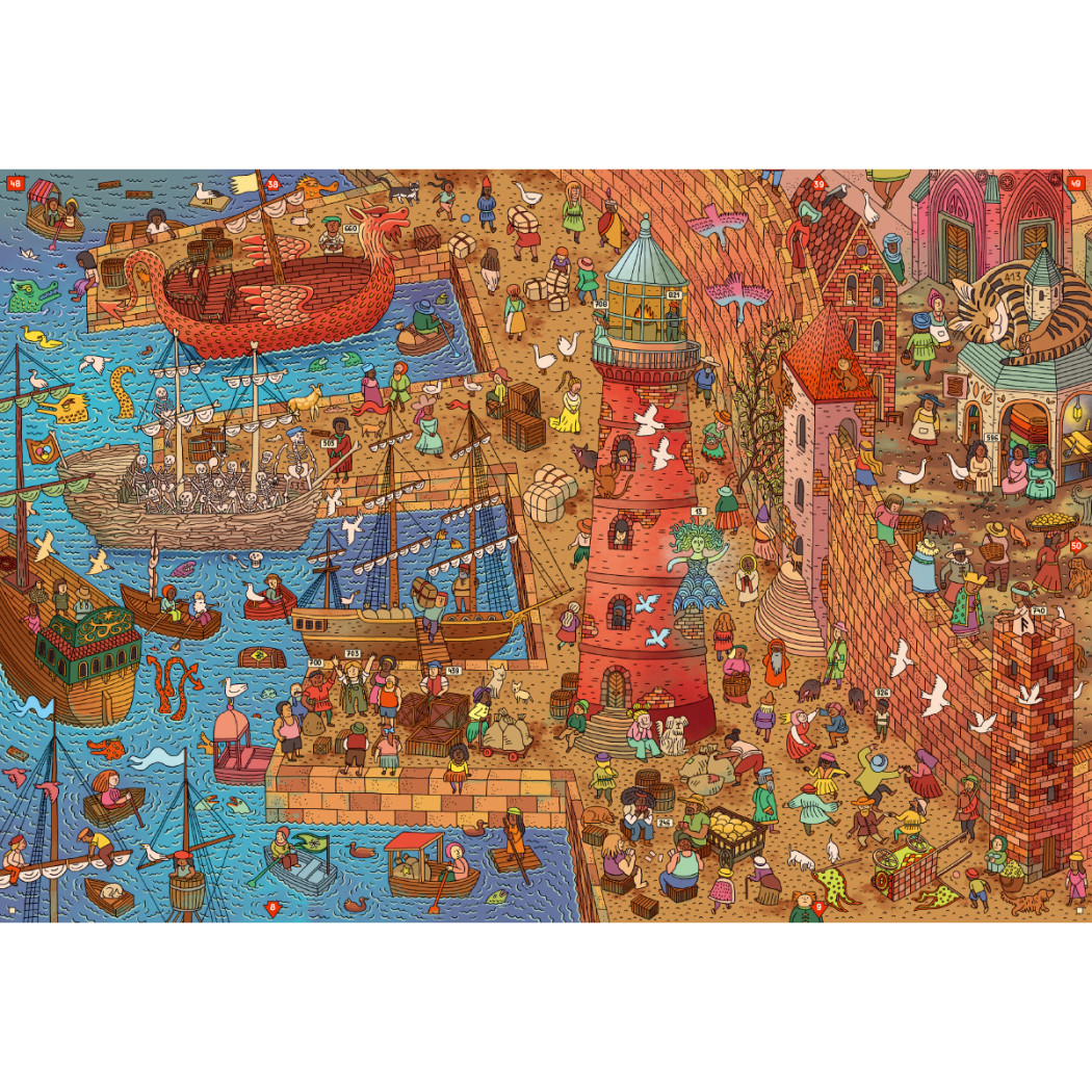 Miasto Tańczącego Karpia Książka-gra dla Poszukiwaczy Przygód - Aleksandra i Daniel Mizielińscy - Wydawnictwo Dwie Siostry