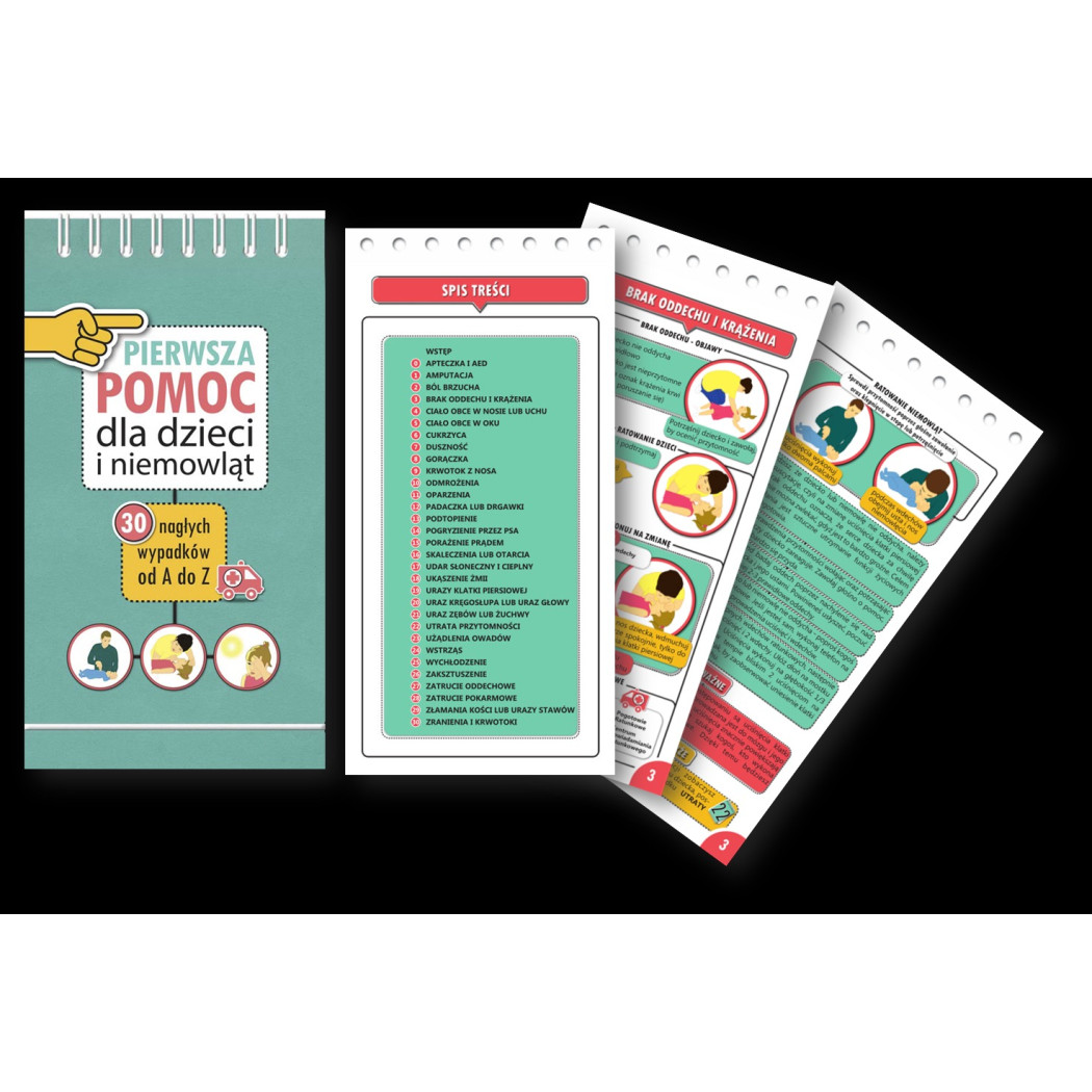 Pierwsza Pomoc dla Dzieci i Niemowląt - Poradnik dla Rodziców -  TATA ROBI KSIĄŻKI