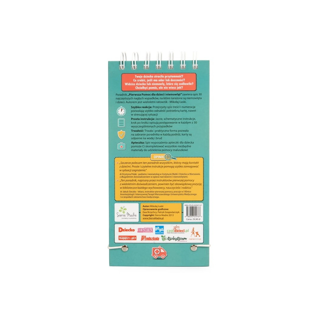 Pierwsza Pomoc dla Dzieci i Niemowląt - Poradnik dla Rodziców -  TATA ROBI KSIĄŻKI