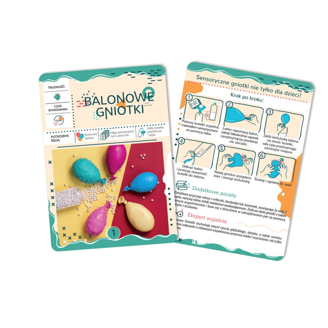 Sensoryka dla Smyka - 30 rozwijających zabaw sensorycznych - TATA ROBI KSIĄŻKI