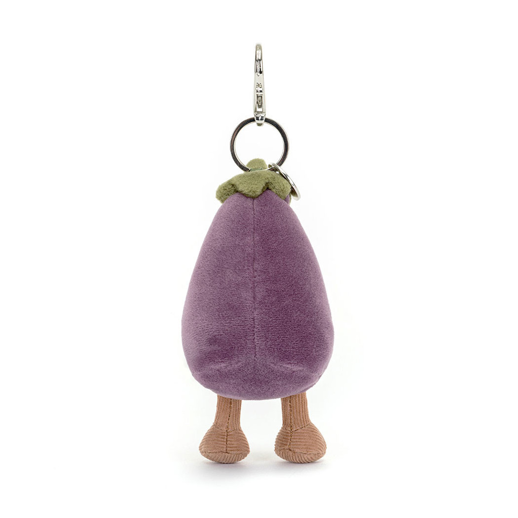 Breloczek Zabawny Bakłażan- Pluszowa Zabawka 12 cm - Maskotka Przytulanka Brelok - JellyCat