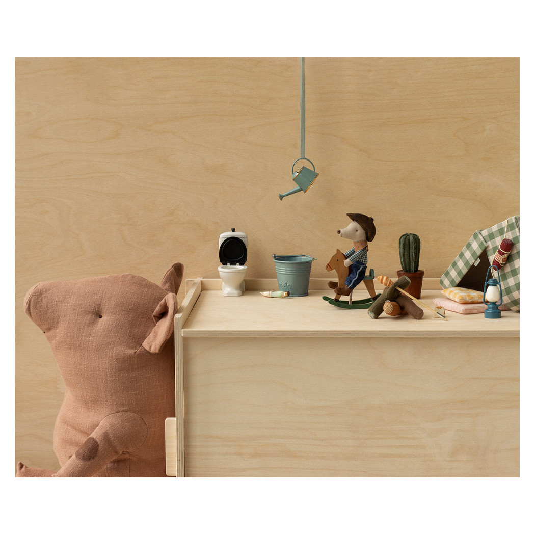 Myszka Kowboj z Konikiem na Biegunach - Młodszy Brat - Cowboy Little Brother - Maileg