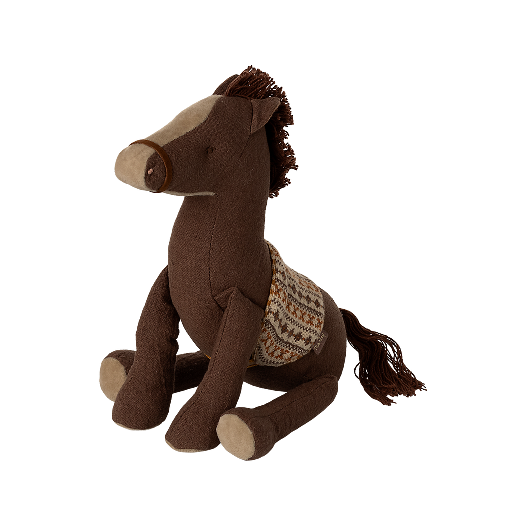 Brązowy Konik Maskotka 21 cm Kucyk - Pony Medium - Maileg