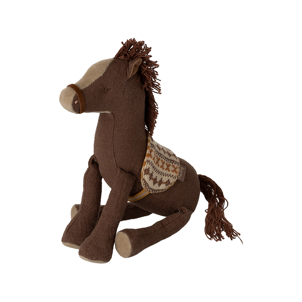Brązowy Konik Maskotka 10 cm Kucyk - Pony Small - Maileg