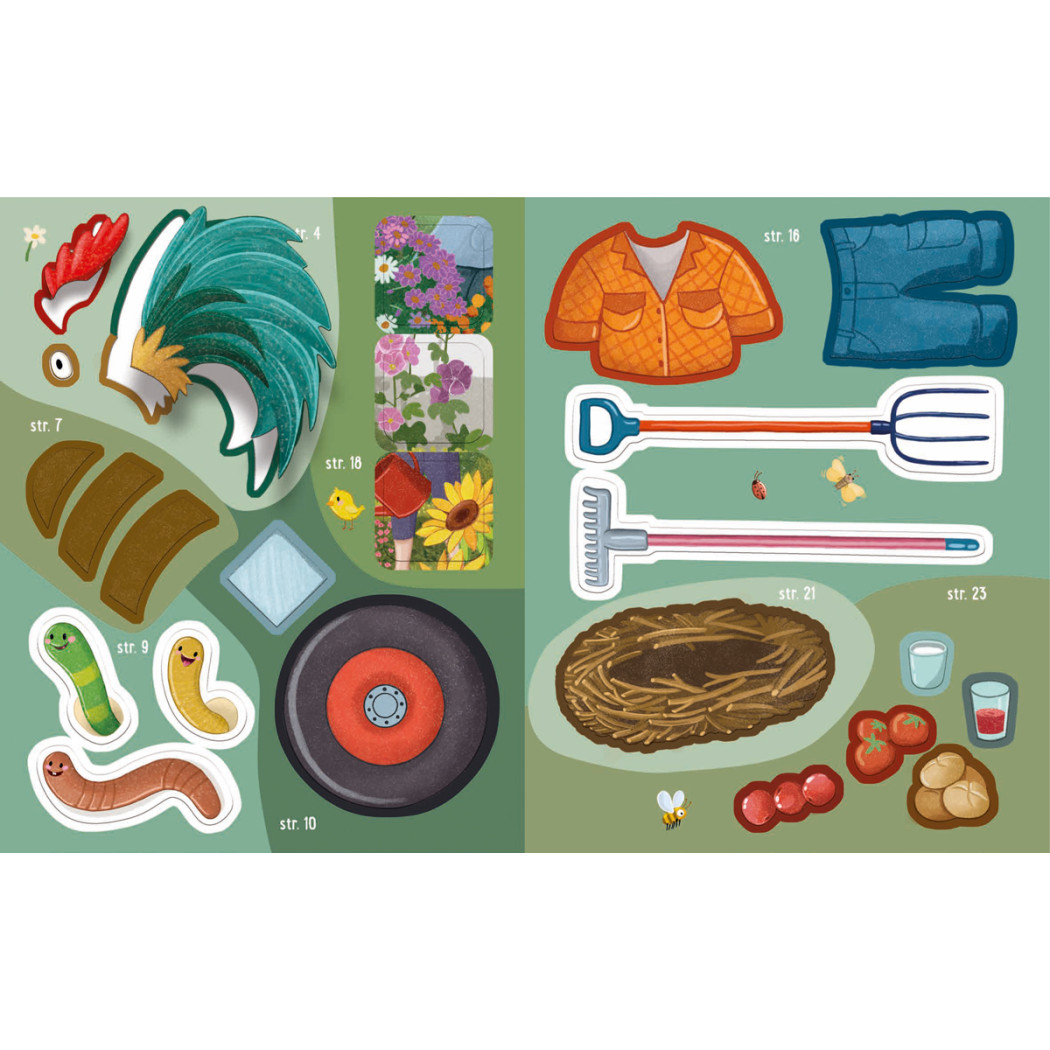 Zabawy z Felusiem i Guciem: Wycieczka na Wieś - Kreatywny Zeszyt z Naklejkami - Katarzyna Kozłowska - Nasza Księgarnia