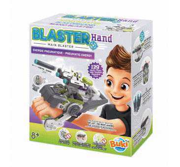 BLASTER - Wyrzutnia Rzutek Piankowych Pneumatyczna na Rękę - BUKI