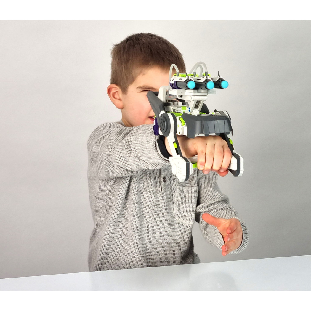 BLASTER - Wyrzutnia Rzutek Piankowych Pneumatyczna na Rękę - BUKI