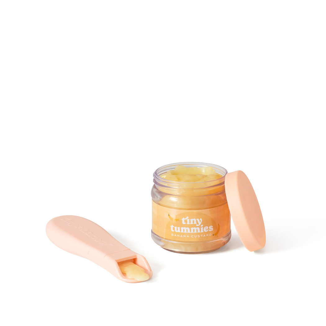 Bananowy Słoiczek z Łyżeczką - Zestaw Do Pielęgnacji Lalek - Tiny Harlow
