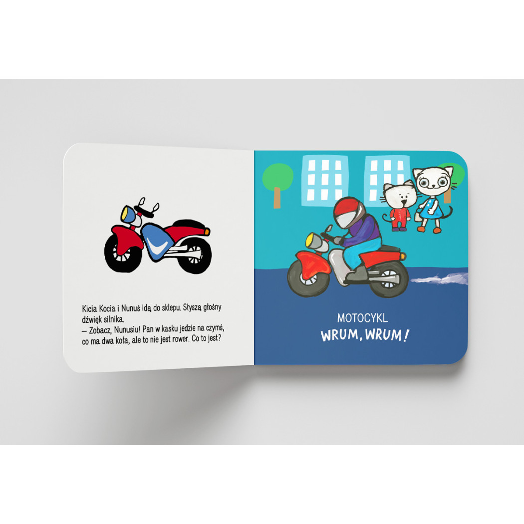 KICIA KOCIA I NUNUŚ. POJAZDY - Anita Głowińska - MEDIA RODZINA