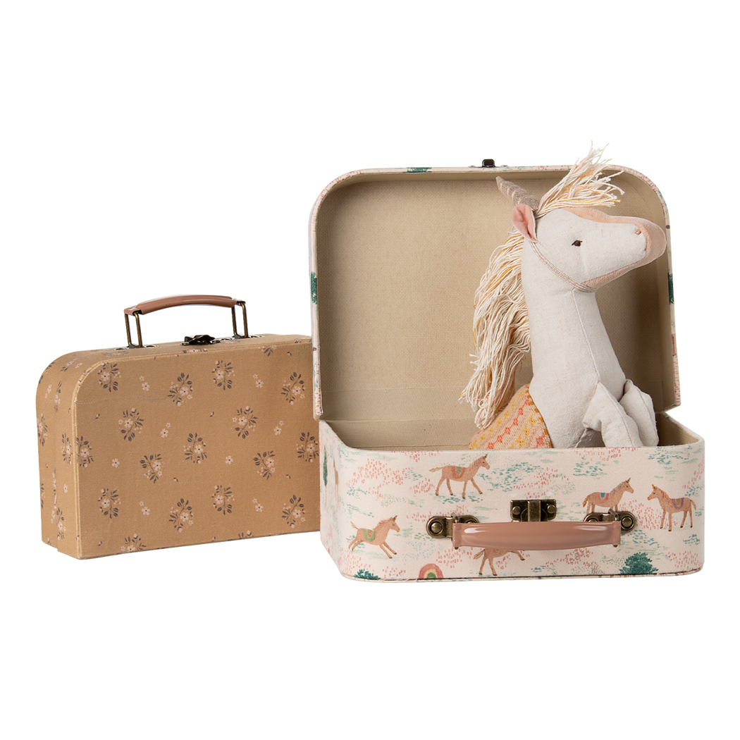 Jednorożce i Kwiatki - Zestaw Dwóch Walizek do Przechowywania - Maileg