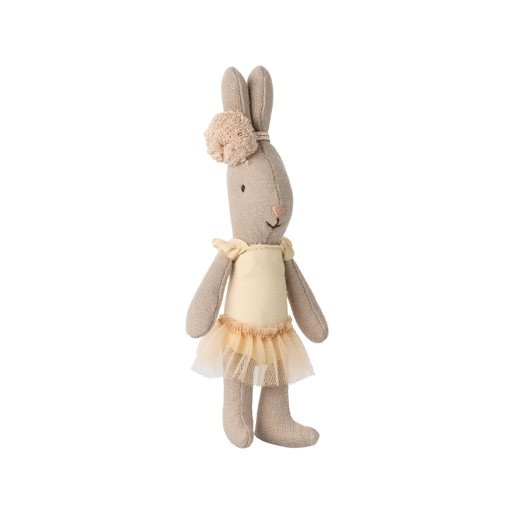 WYPRZEDAŻ Króliczek w Kremowym Stroju Baletnicy 14 cm - Rabbit size micro - Maileg