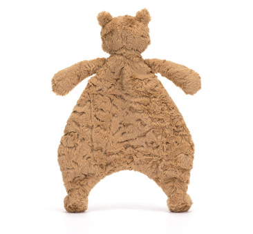 Miś Bartłomiej Szmatka Przytulanka Brązowa 27 cm x 20 cm - Ciumkadełko - Maskotka Przytulanka - JellyCat