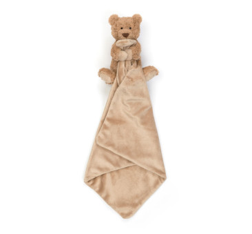 Miś Bartłomiej z Kocykiem - Szmatka Przytulanka Ciumkadełko - 34 cm x 34 cm - Maskotka Przytulanka - JellyCat