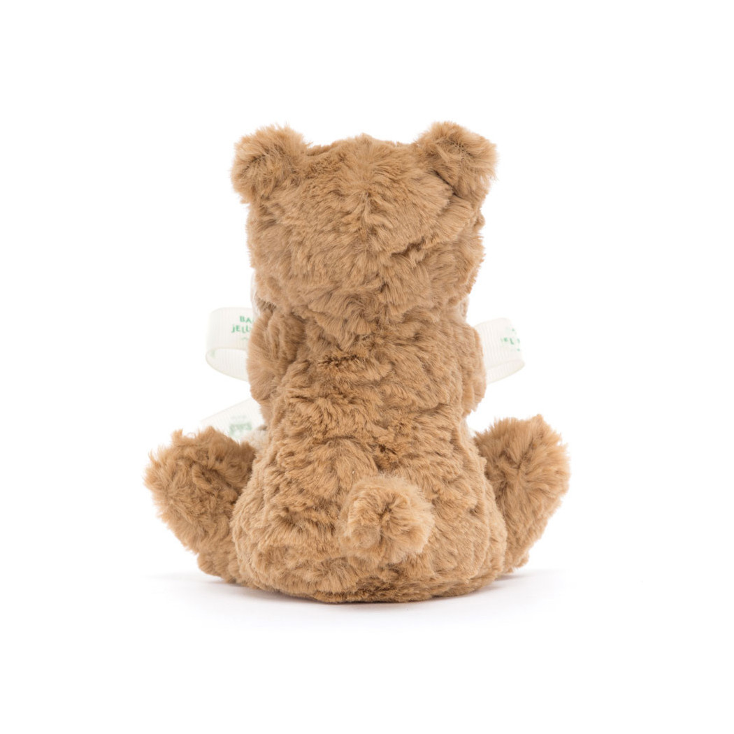 Miś Bartłomiej z Kocykiem - Szmatka Przytulanka Ciumkadełko - 34 cm x 34 cm - Maskotka Przytulanka - JellyCat