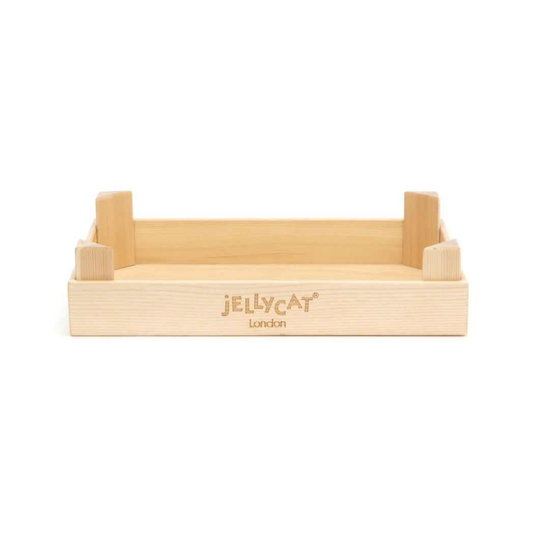 Drewniana Skrzynka do Ekspozycji Pluszaków - na Warzywa, Owoce i Inne - JellyCat