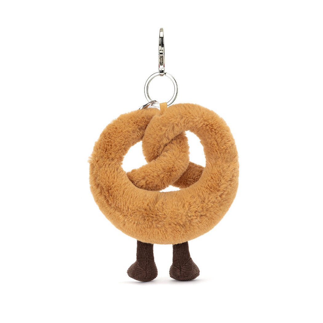 Uśmiechnięty Precel Breloczek - Pluszowa Zabawka 17 cm - Maskotka Przytulanka Brelok - JellyCat