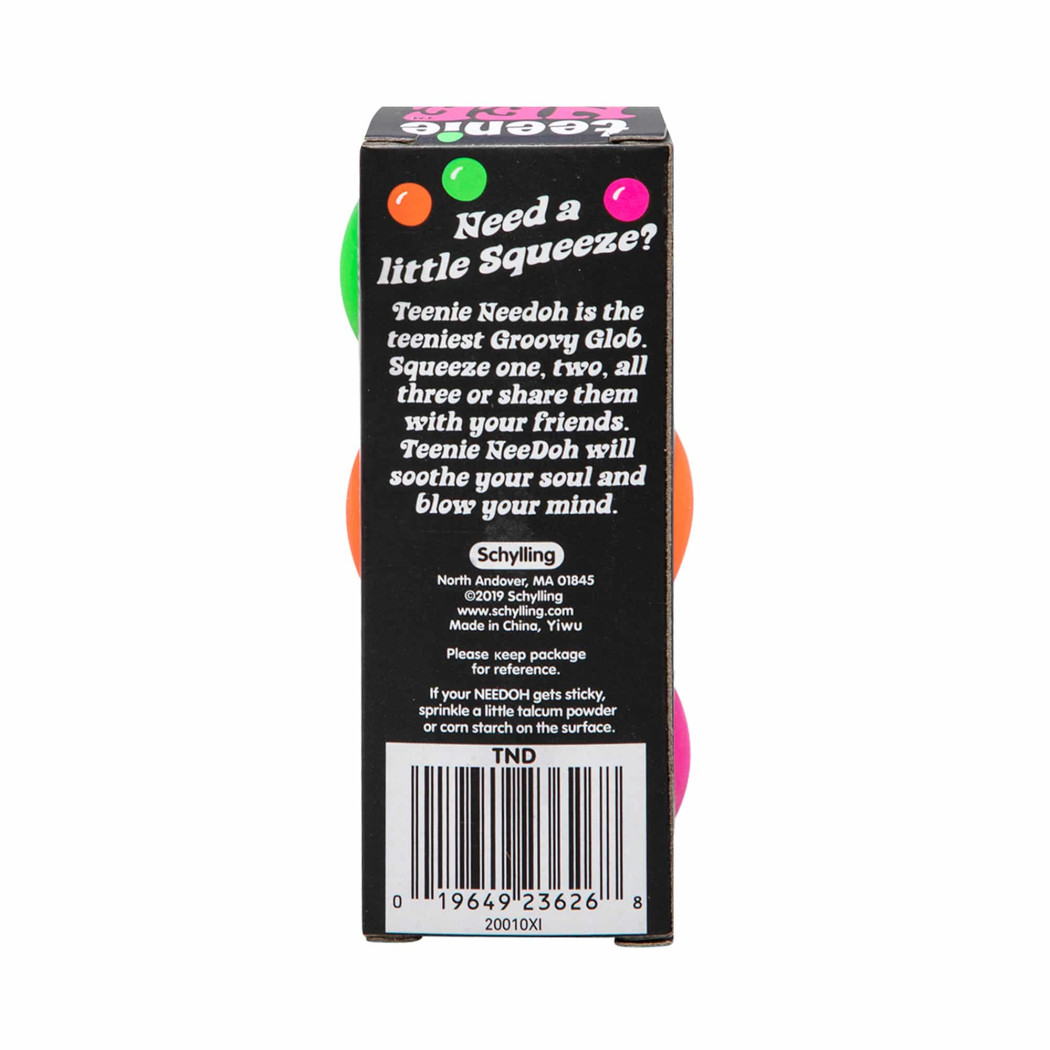 Trzy Malutkie Piłeczki - Teenie NeeDoh - Zabawka Sensoryczna - Gniotek Antystresowy - NeeDoh