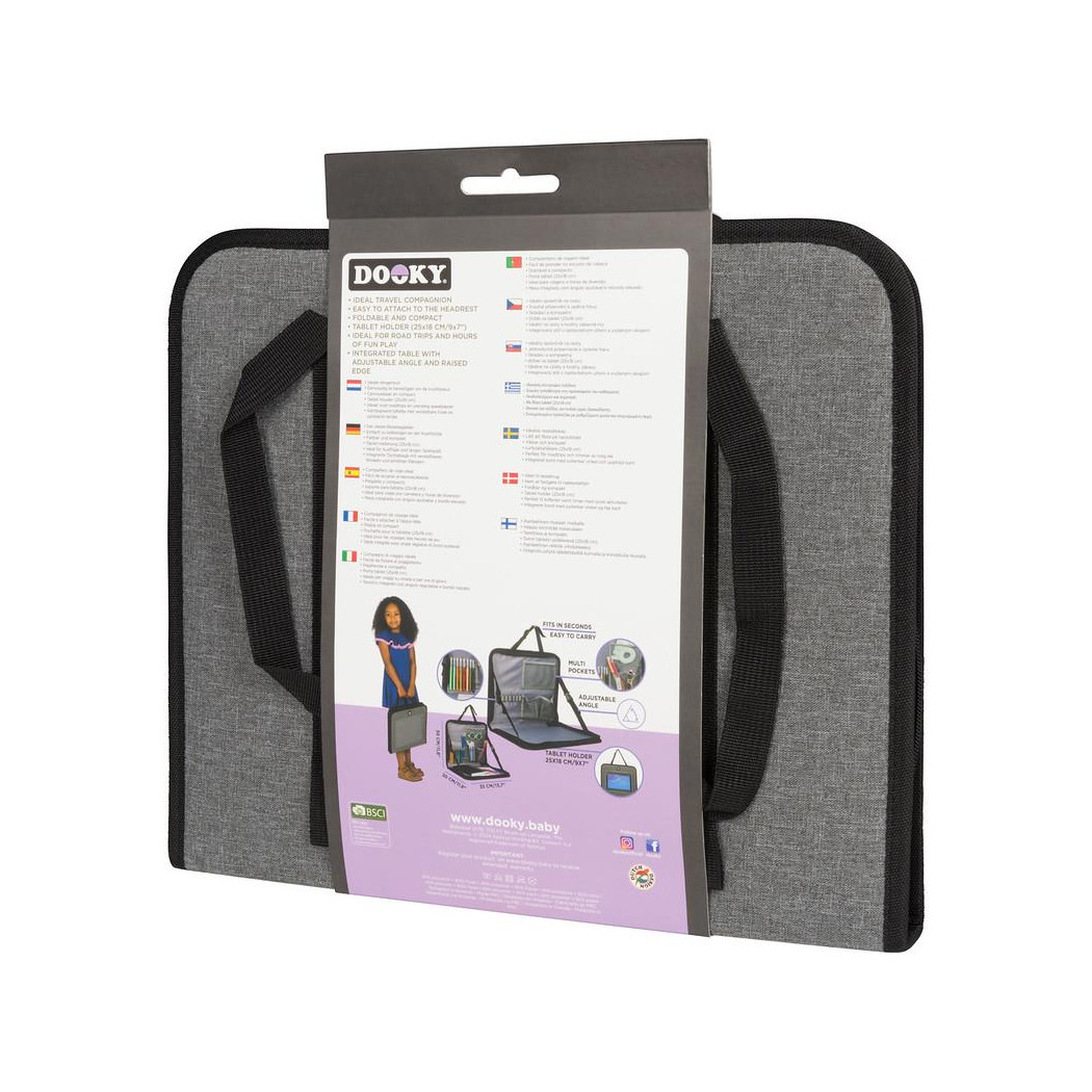 Tacka Podróżna na Tylne Siedzenie 2w1 - Dooky Travel - Organizer na Tablet