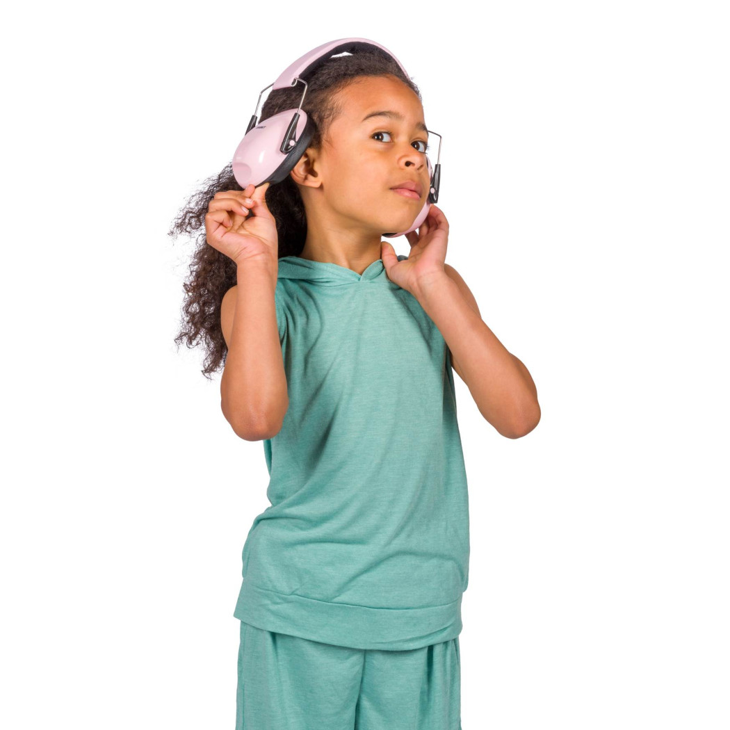 Różowe Słuchawki Ochronne Junior - Rozmiar 5-16 lat - Dooky