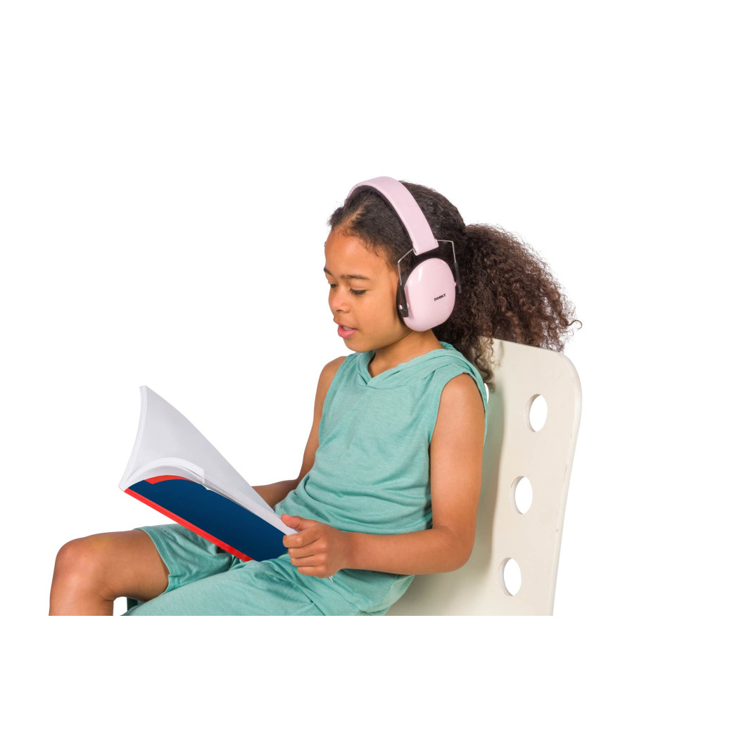 Różowe Słuchawki Ochronne Junior - Rozmiar 5-16 lat - Dooky