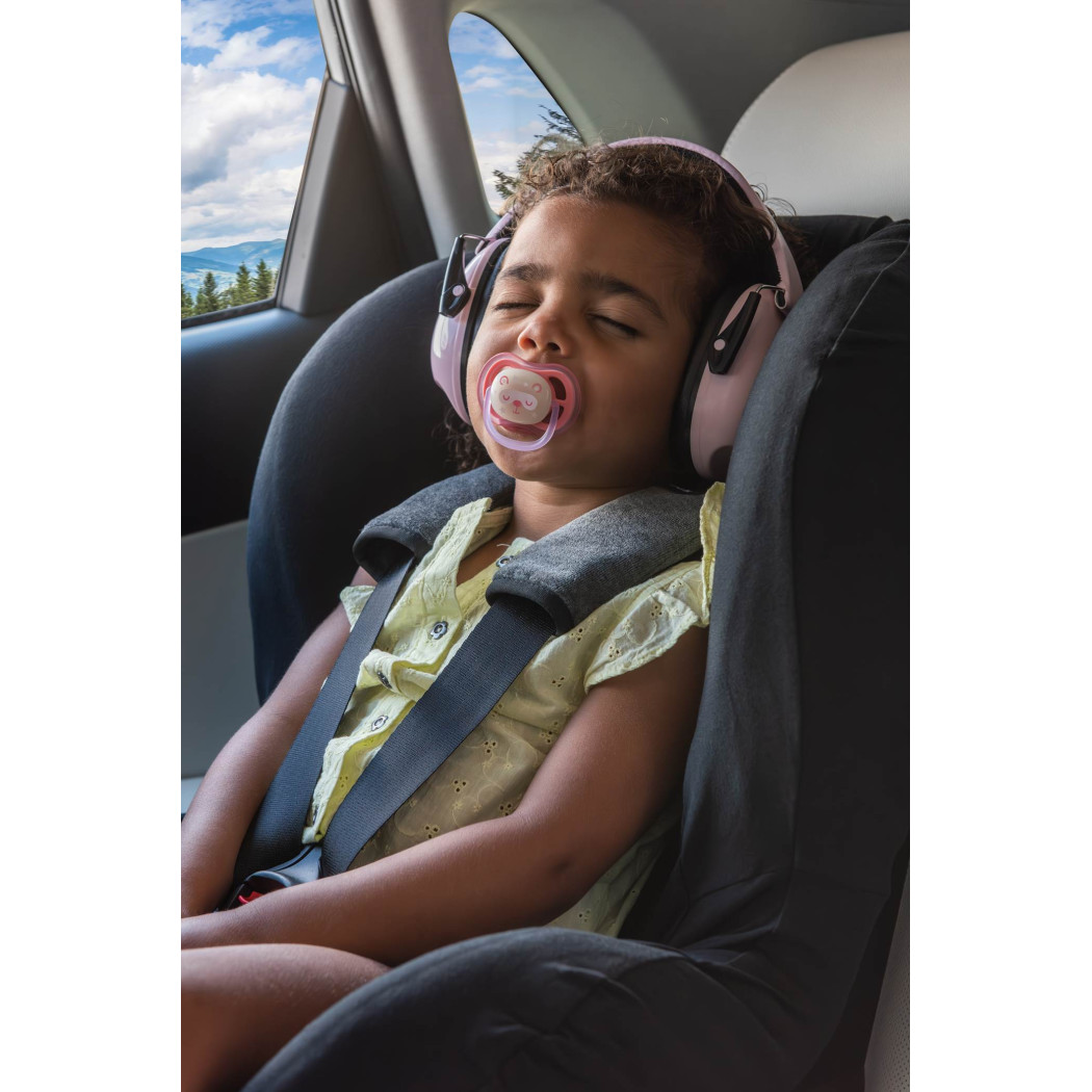 Różowe Słuchawki Ochronne Junior - Rozmiar 5-16 lat - Dooky