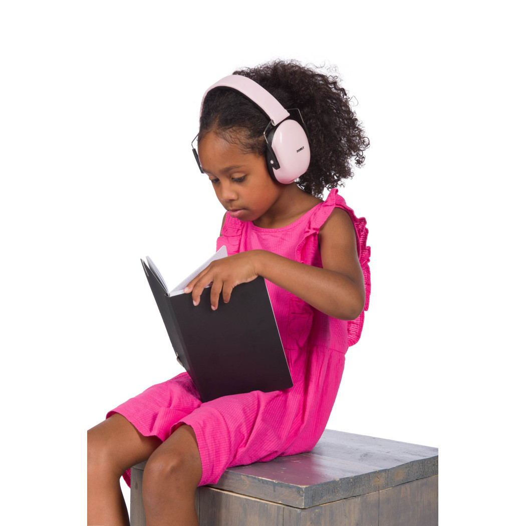 Różowe Słuchawki Ochronne Junior - Rozmiar 5-16 lat - Dooky