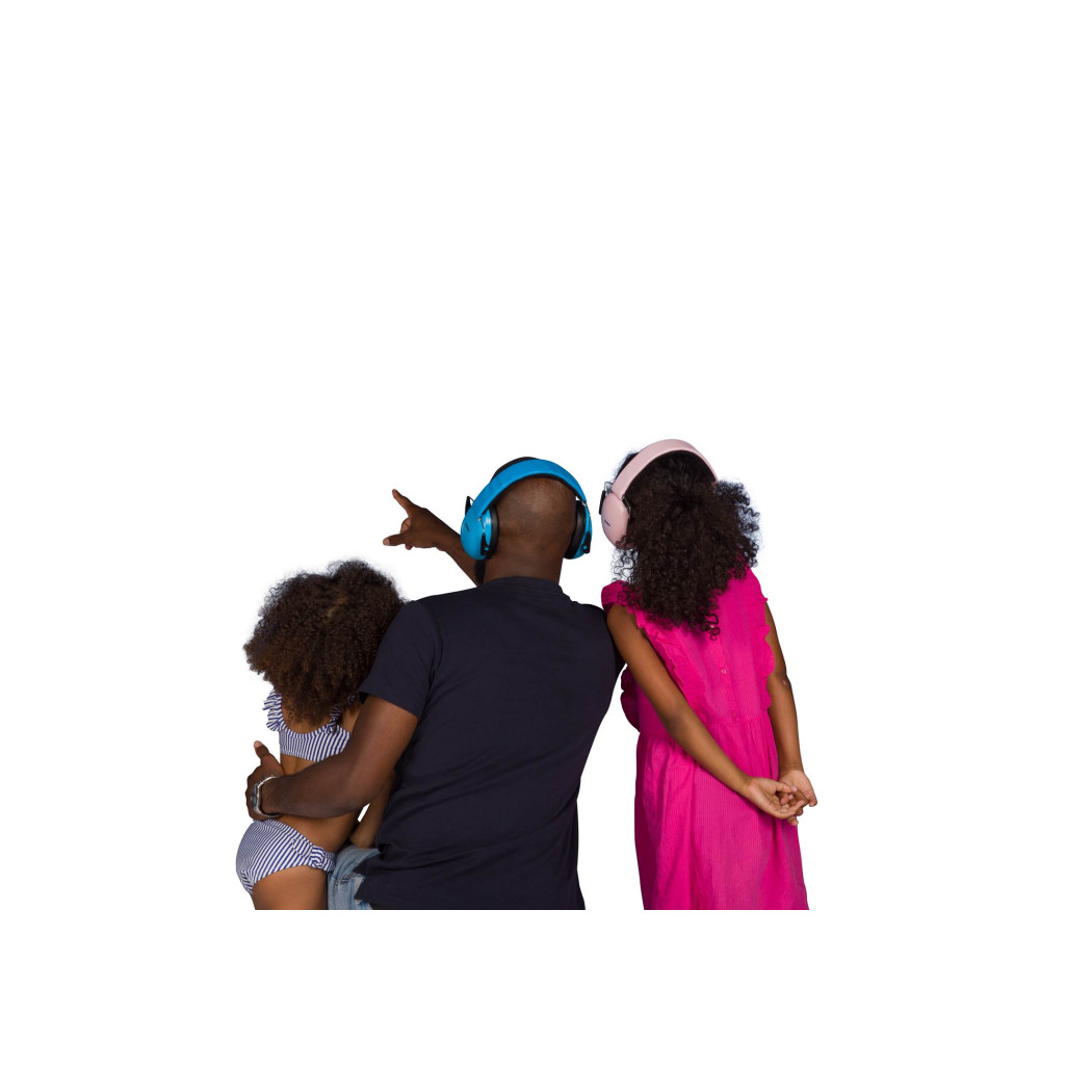 Różowe Słuchawki Ochronne Junior - Rozmiar 5-16 lat - Dooky