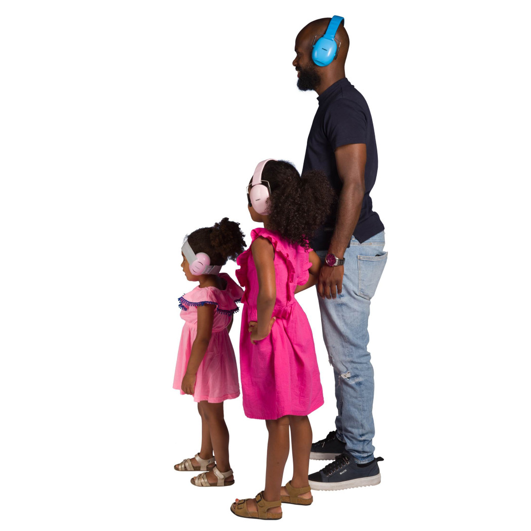 Różowe Słuchawki Ochronne Junior - Rozmiar 5-16 lat - Dooky