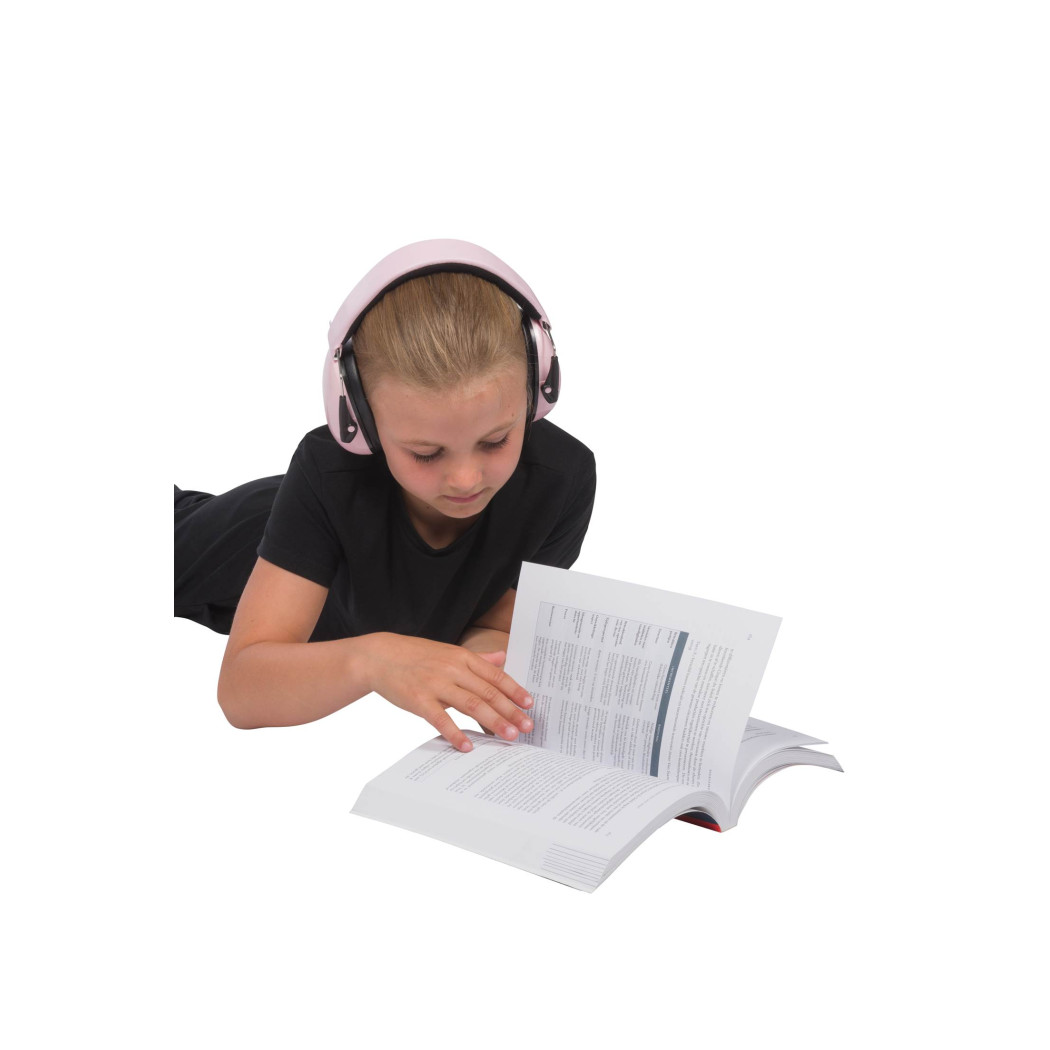 Różowe Słuchawki Ochronne Junior - Rozmiar 5-16 lat - Dooky