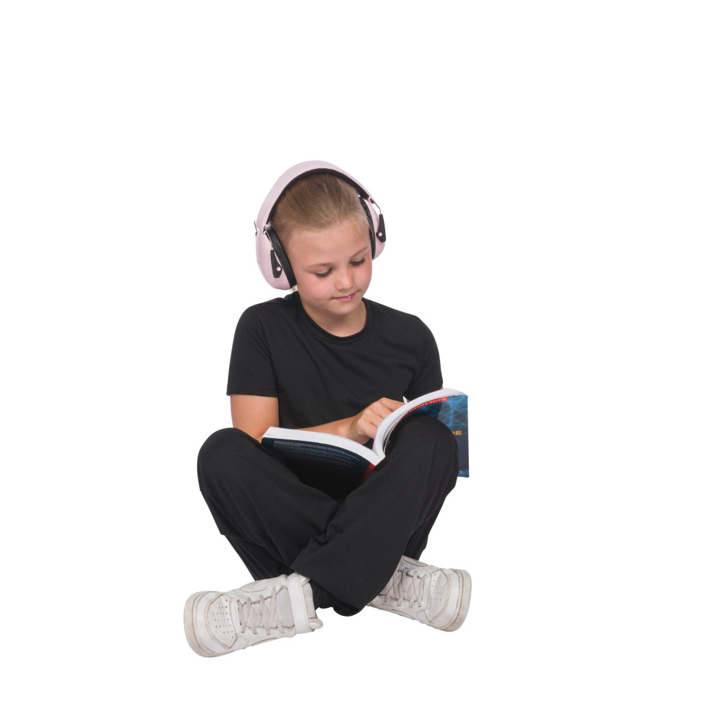 Różowe Słuchawki Ochronne Junior - Rozmiar 5-16 lat - Dooky