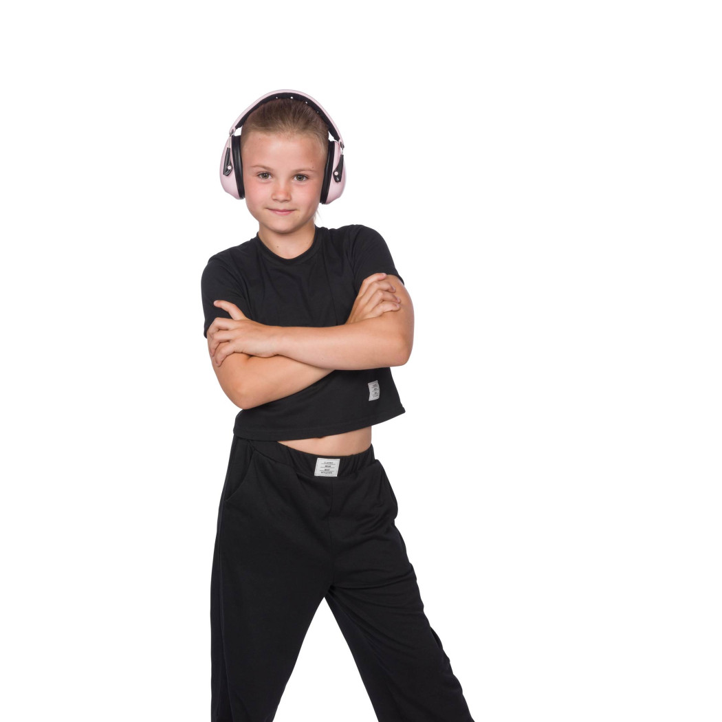 Różowe Słuchawki Ochronne Junior - Rozmiar 5-16 lat - Dooky