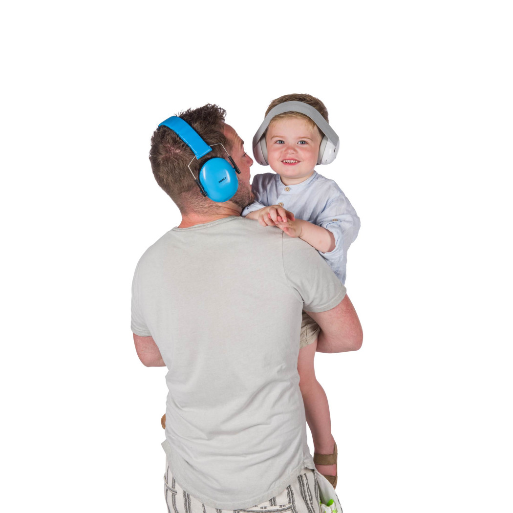 Białe Słuchawki Ochronne Baby - Rozmiar 0-3 lat - Dooky