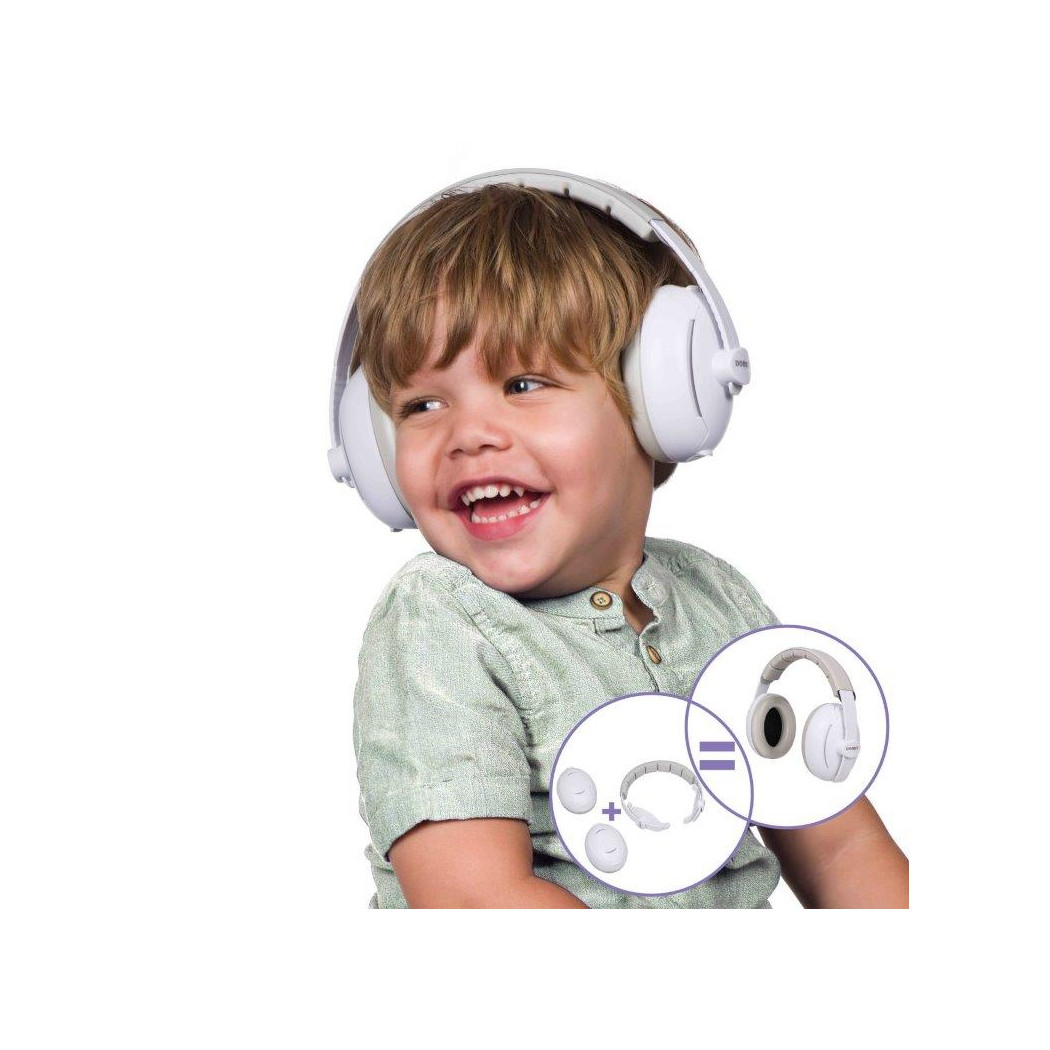 Słuchawki Ochronne 2w1 - Baby & Junior 0-12 lat - Dooky
