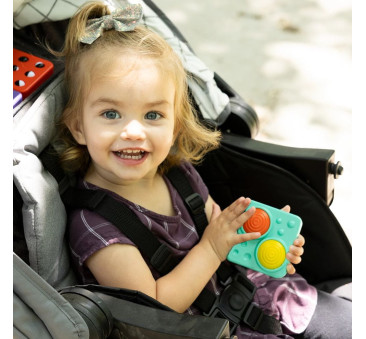 PlayTab Sensoryczne Kwadraty - Zestaw 4 z Kołem Zębatym - Fat Brain Toys