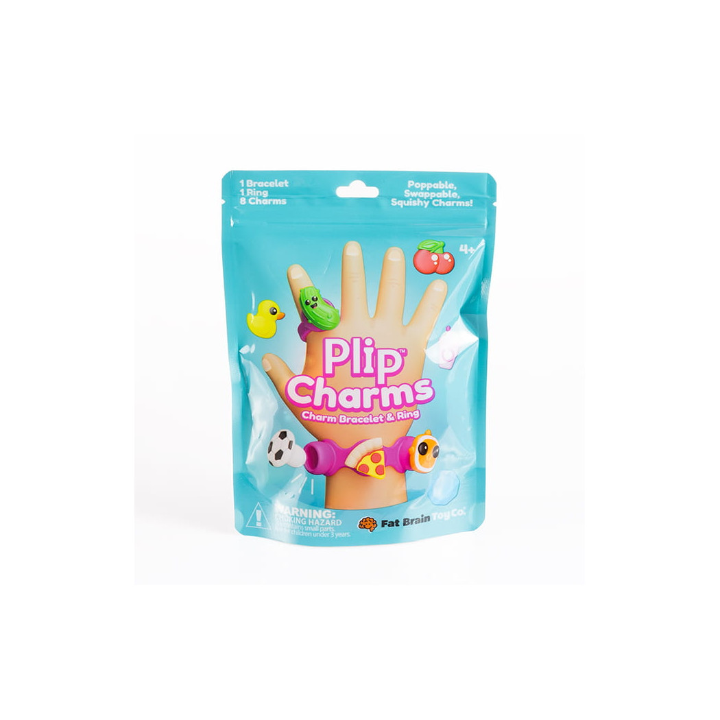 Różowa Biżuteria Plip Charms - Bransoletka, Pierścionek i 8 Charmsów - Fat Brain Toys