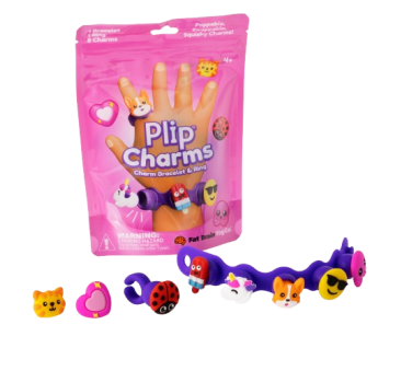 Fioletowa Biżuteria Plip Charms - Bransoletka,...