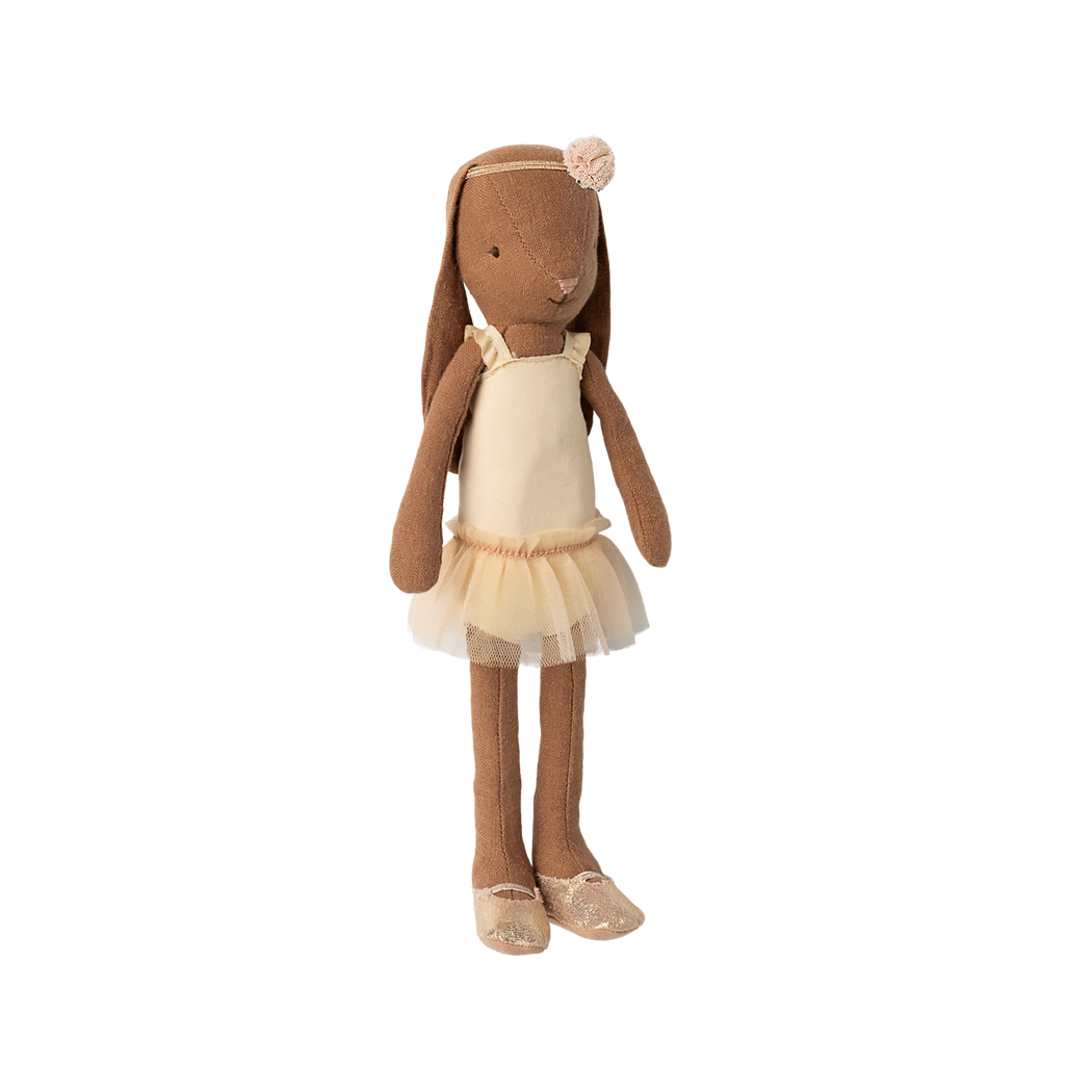 Czekoladowy Króliczek w Kremowym Stroju Baletnicy 24 cm - Rabbit size 2 - Maileg