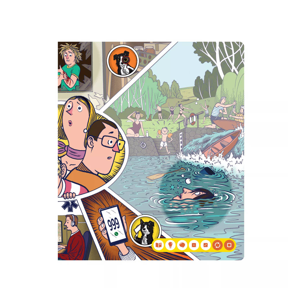 Książka Pierwsza Pomoc z Bohaterskimi - Czytaj z Albikiem - Albi