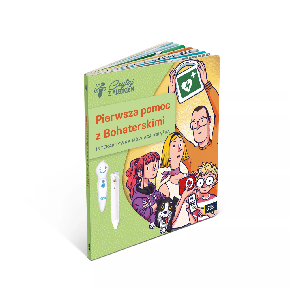 Książka Pierwsza Pomoc z Bohaterskimi - Czytaj z Albikiem - Albi