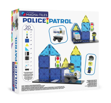 Policja - Police Patrol - Klocki Magnetyczne 20...