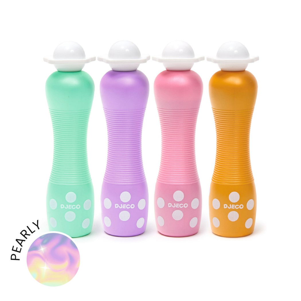 Perłowe Markery Stempelkowe Dla Maluchów - 4 kolory - Djeco